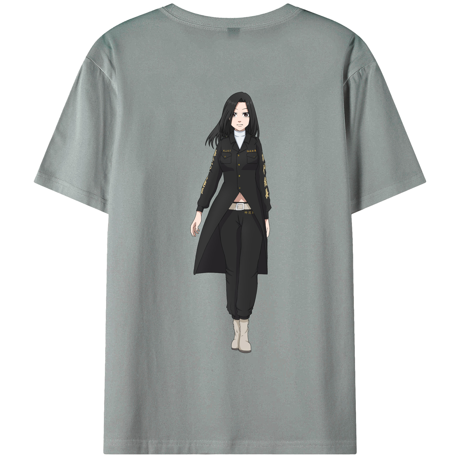 （画像用） 東京リベンジャーズ Tokyo Revengers 綿100％ メンズ半袖Tシャツ（バックプリント） 通気性